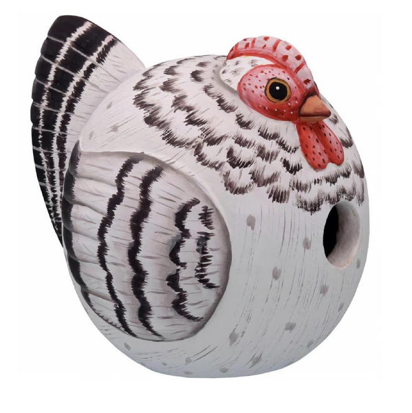 Songbird Essentials 5.9 in. H X 7.1 in. W X 7.1 in. L Wood Bird House