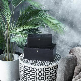 2-Piece Contemporary Decorative Box Set