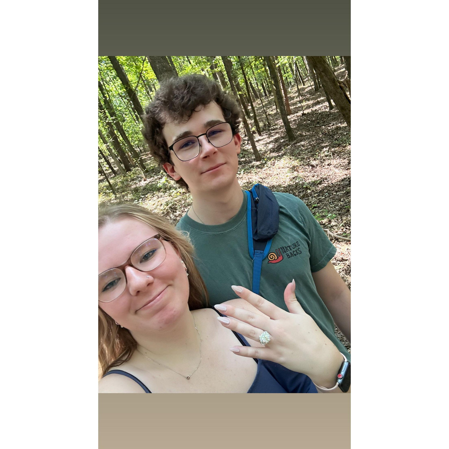 The day we got engaged September 5th 2025