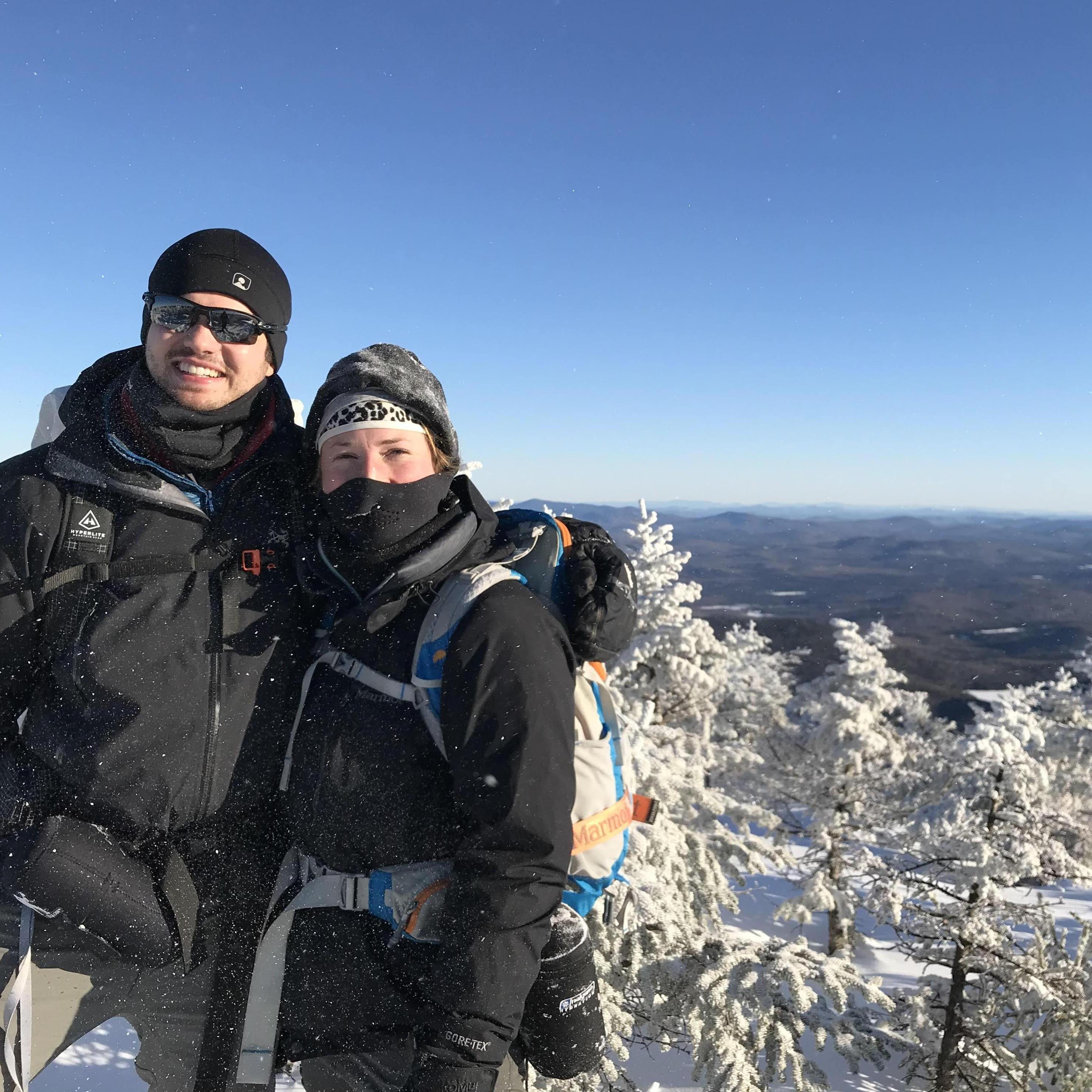 One of our many winter hikes in the Adirondacks!