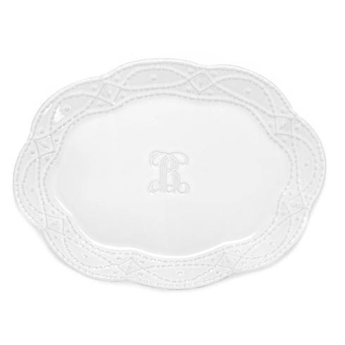 Skyros Designs ~ Legado White ~ Engraved Platter