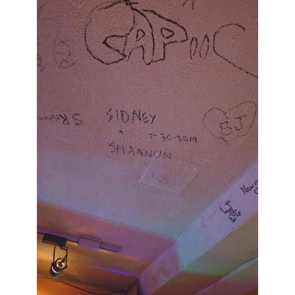 7/30/19: Our vacation together at Old Orchard Beach, where we wrote our names in the ceiling at SoHo Square Irish Pub