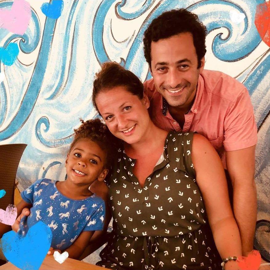 Breanna's brother Michael, sister-in-law Vanessa, and niece Simone