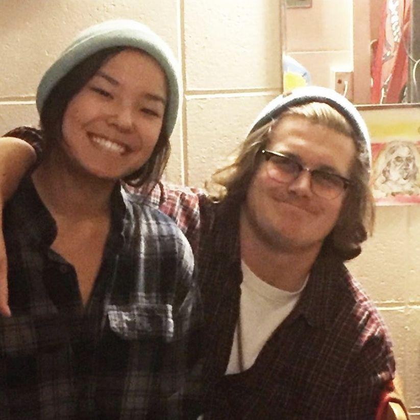 Our first picture together in Mike's college dorm room freshman year!