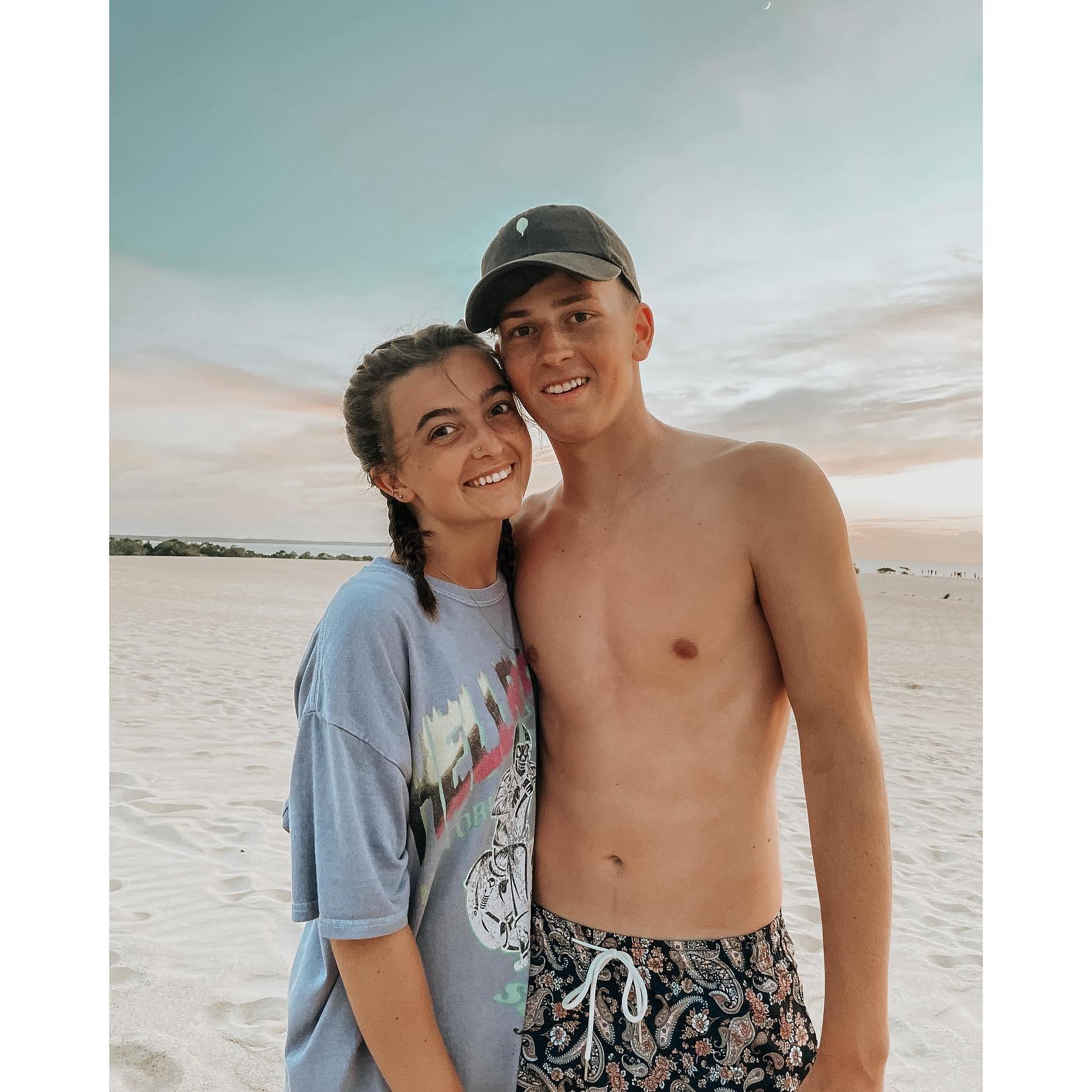 Noah and I LOVE the beach. This was taken on his family vacation to OBX in 2021 :)