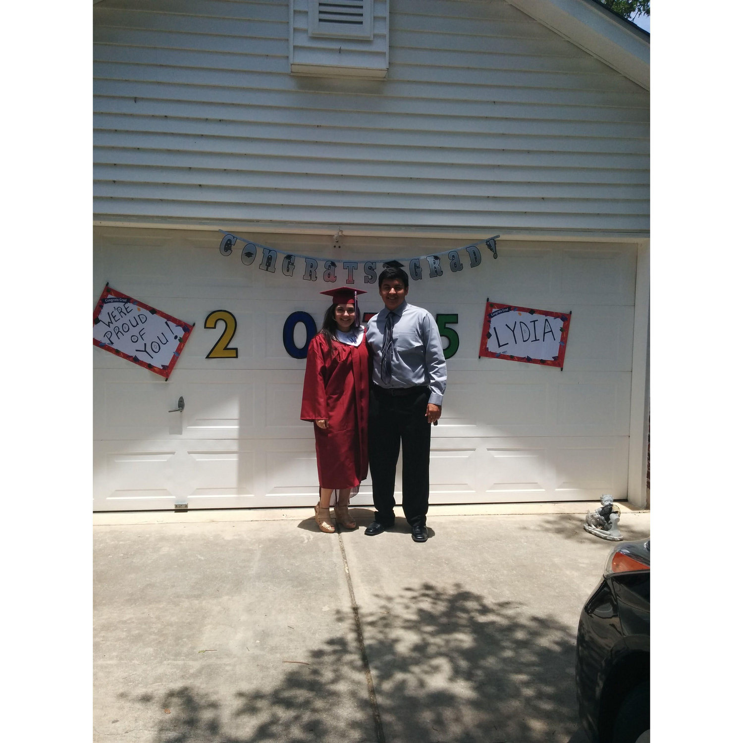 June 8, 2015 - Graduation Day for Austin & Lydia