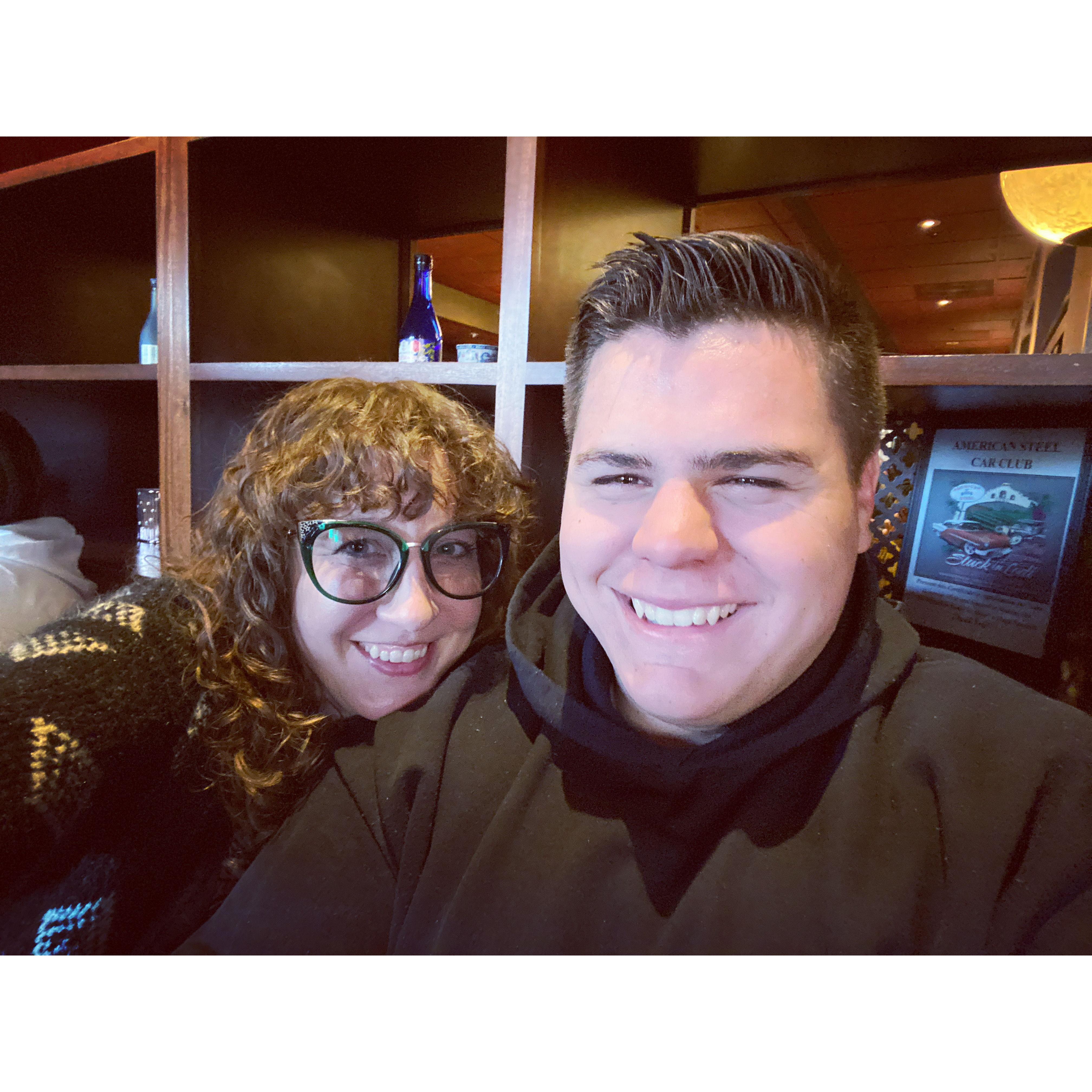 Our first "real" picture together.