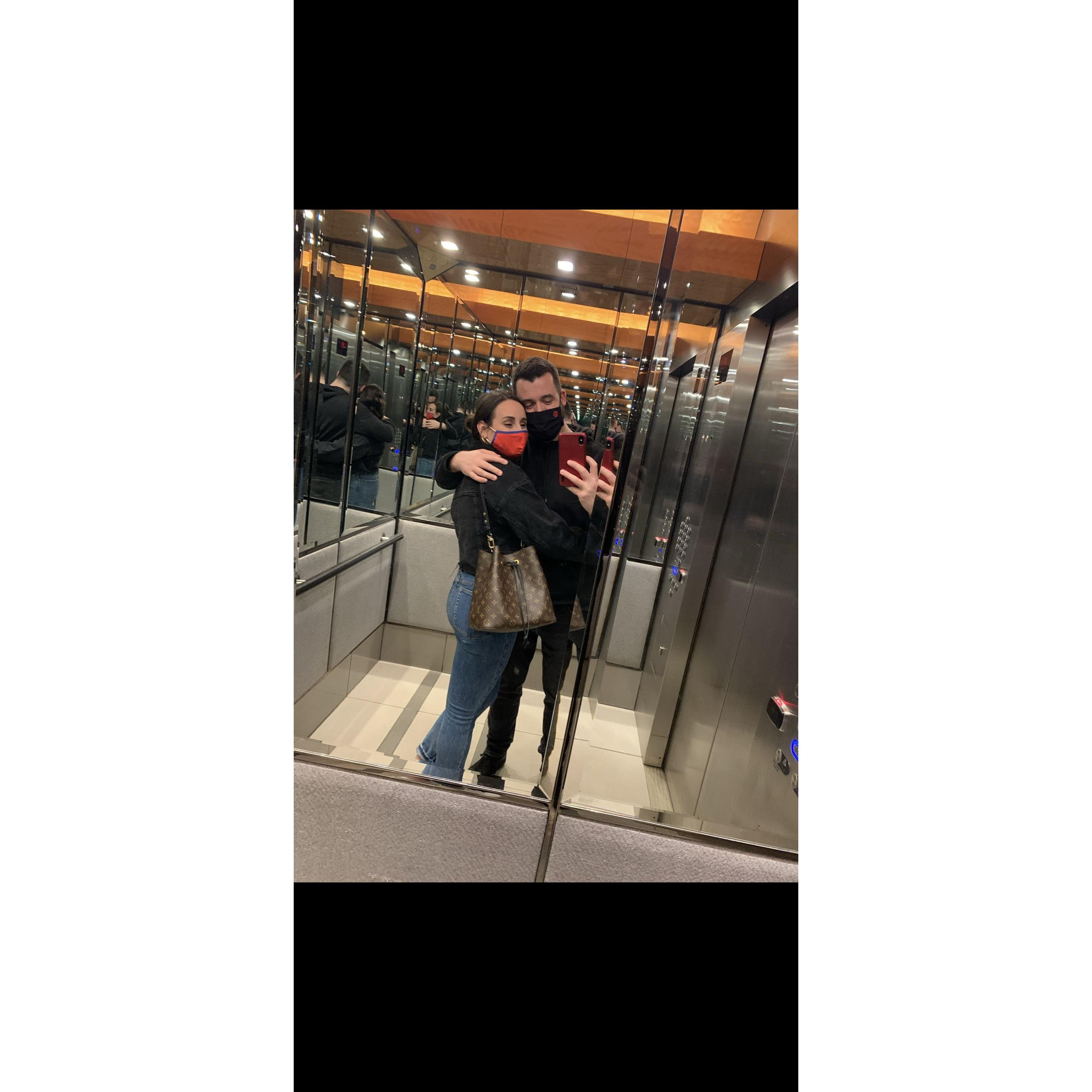 Right after we said "I love you" for the first time