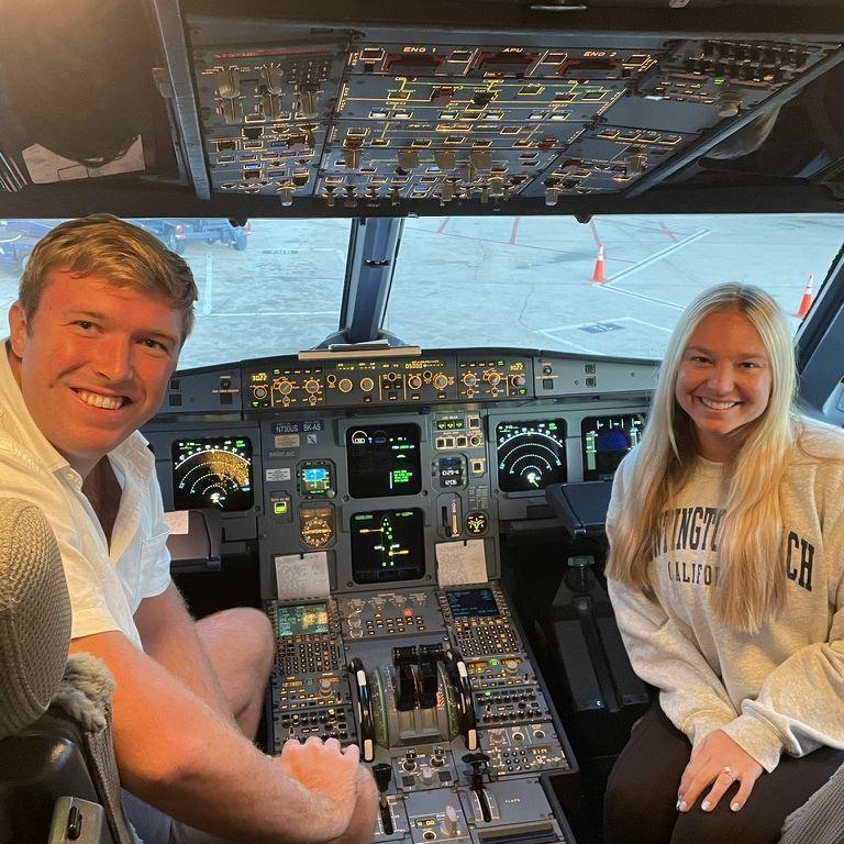 Shout out to our pilot, Mr. Talke!