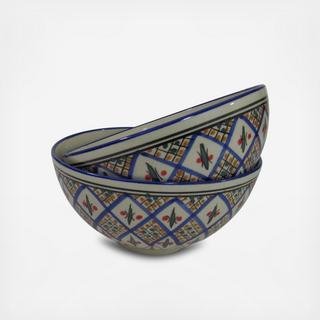 Tabarka Deep Serving Bowl, Set of 2