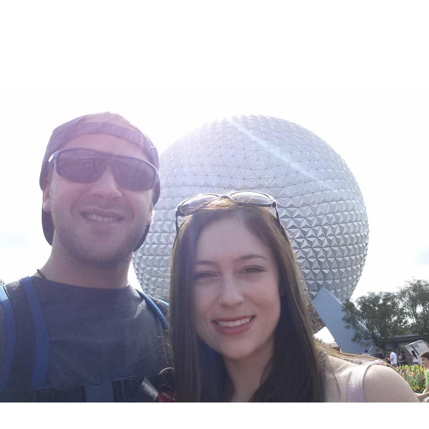 EPCOT, January 2014.
Cheyenne’s first time to Disney World!