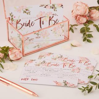 Bride To Be Advice Cards, Pack of 10