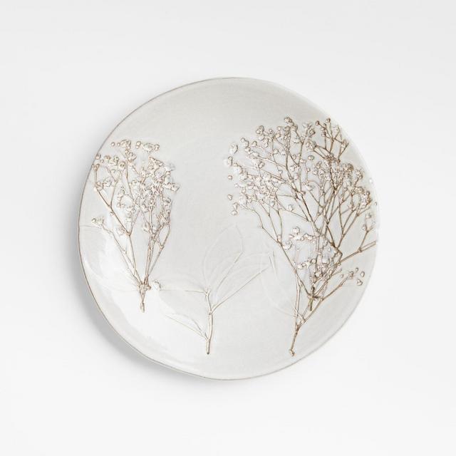 Pressed Floral Salad Plate