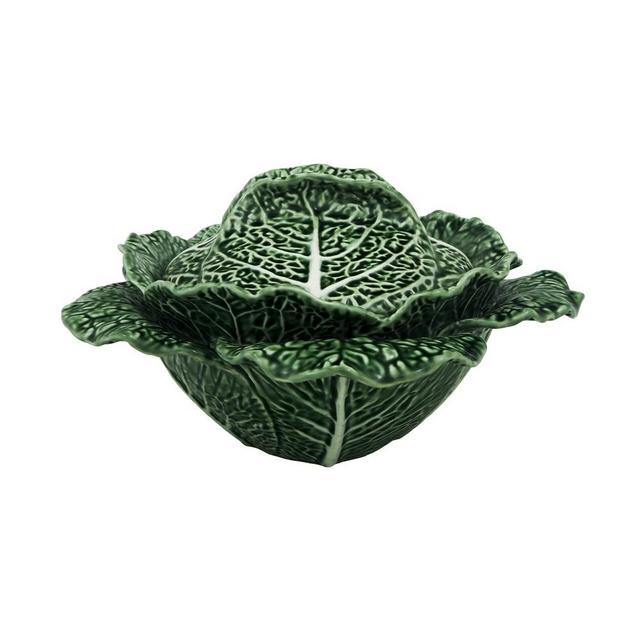 Bordallo Pinheiro Cabbage Tureen, 67 oz, Green