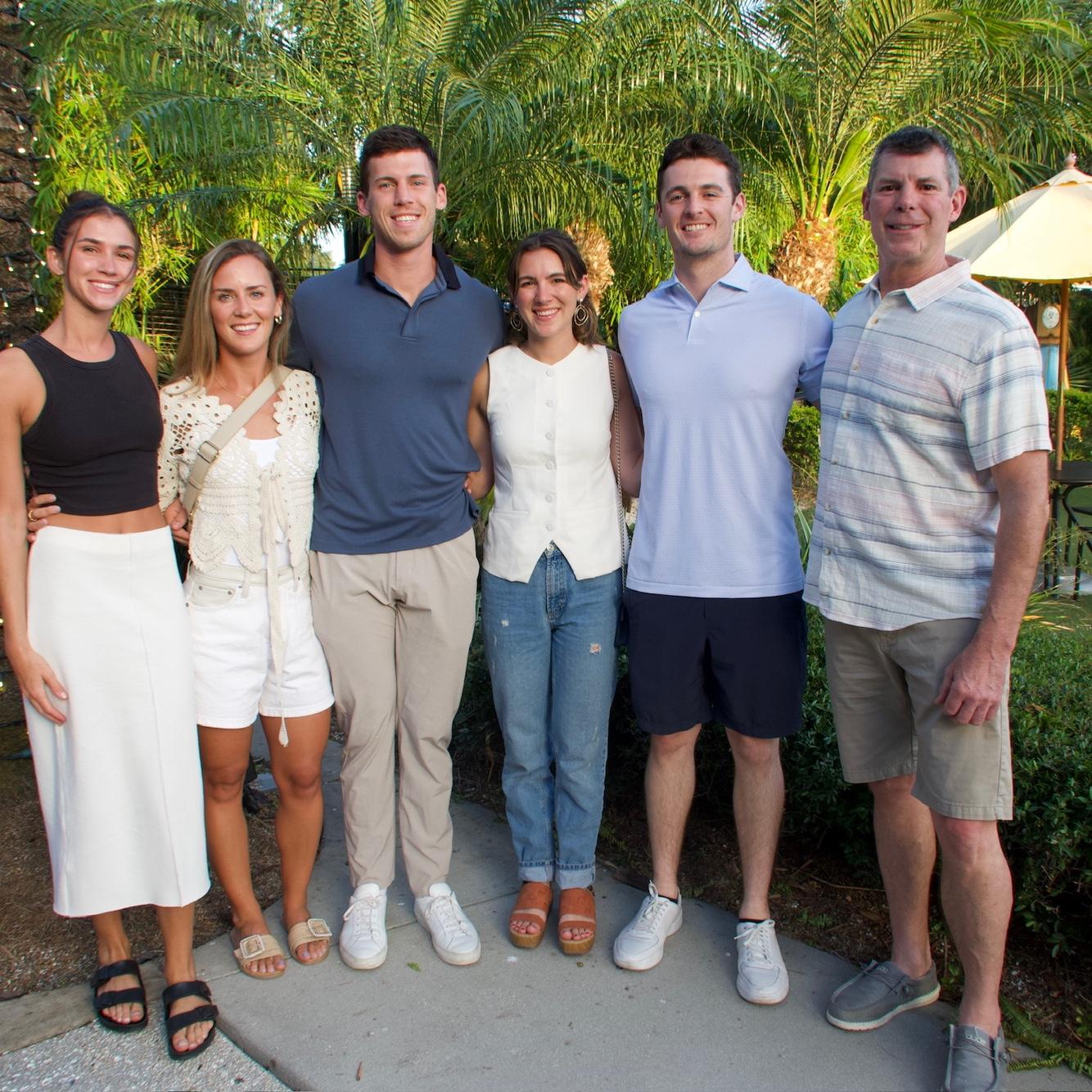 The weekend we picked our Venue! Cheers to family in Florida!
