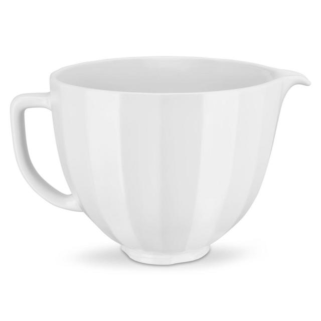 KitchenAid® 5 qt. White Shell Ceramic Bowl