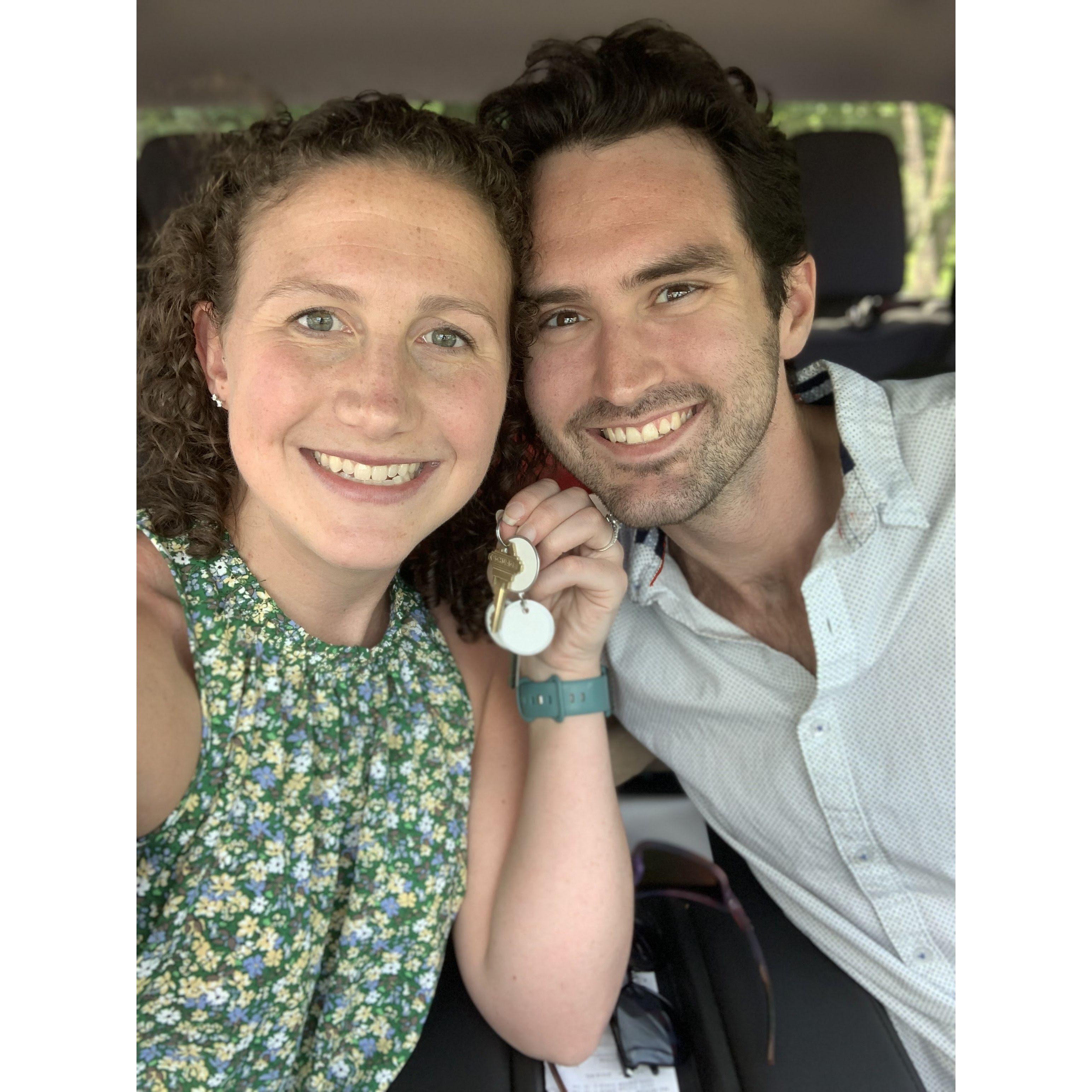 Keys to the new home! June 2022