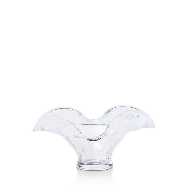 Vietri Hibiscus Glass Centerpiece