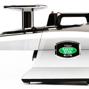 Tribest GSE-5050 Greenstar Elite Cold Press Complete Masticating Juicer, Juice Extractor with Jumbo Twin Gears, Chrome