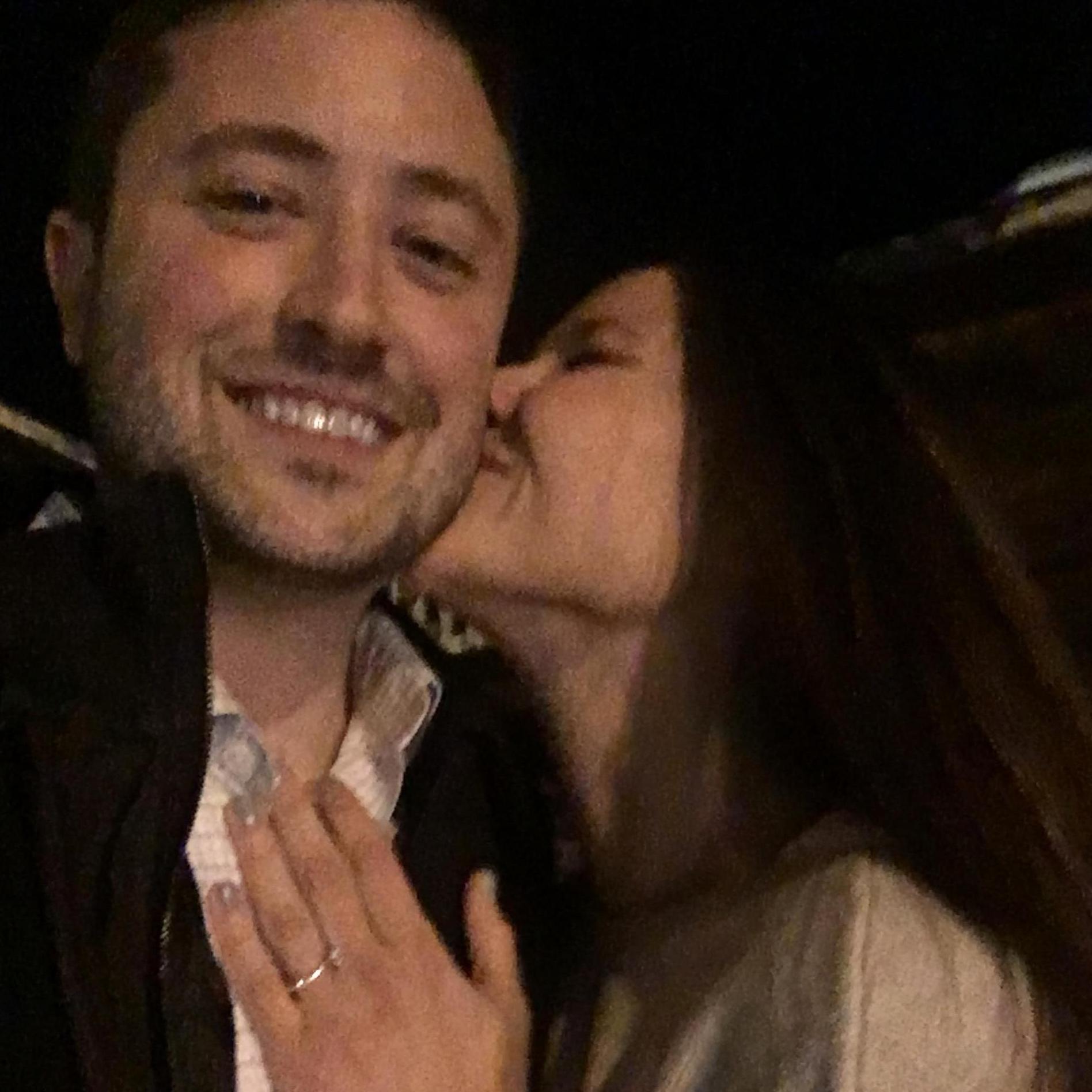 Taken seconds after Bobby put that ring on it!