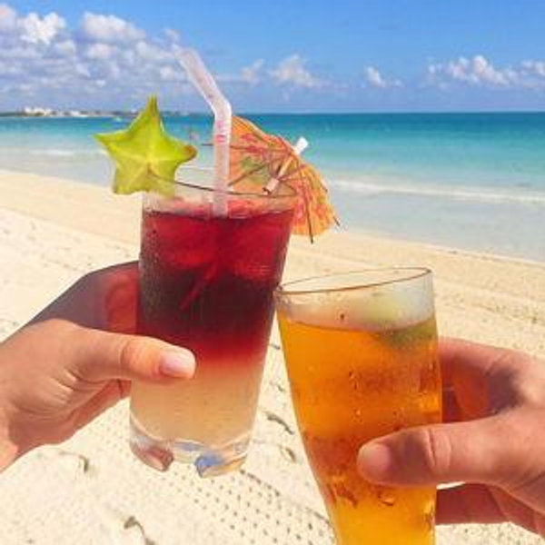 Honeymoon drinks for two