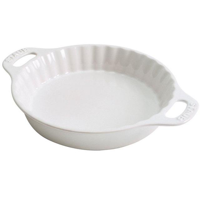 Staub Ceramics 40508-616 Bakeware-Pie-Pans Dish, 9-inch, White