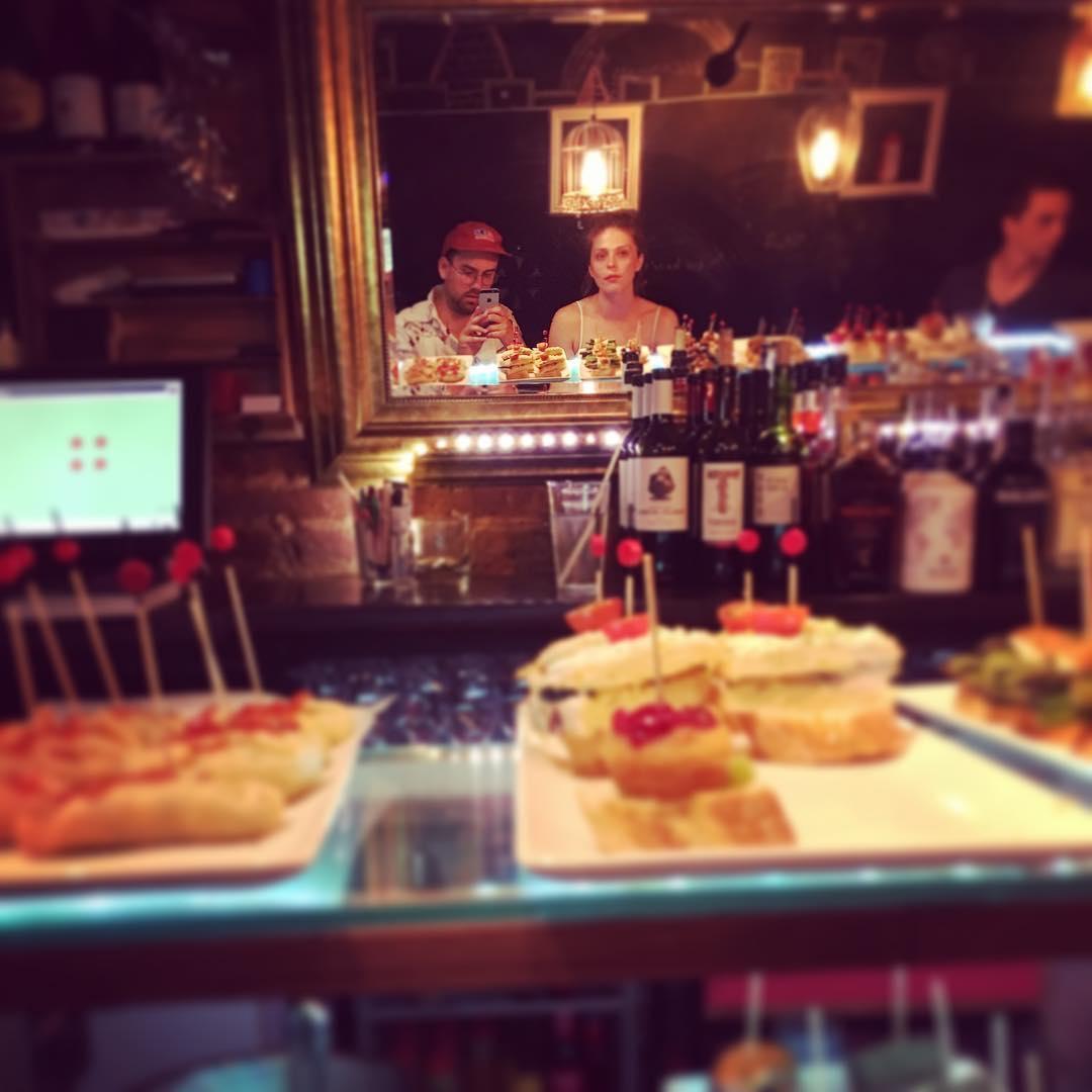 Pinchos in Barcelona.