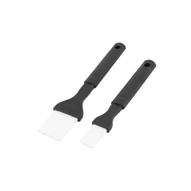 Unique Bargains Family Outdoor Plastic Pastry Barbecue Grilling Sauce Oil Basting Brush 2 in 1 Set