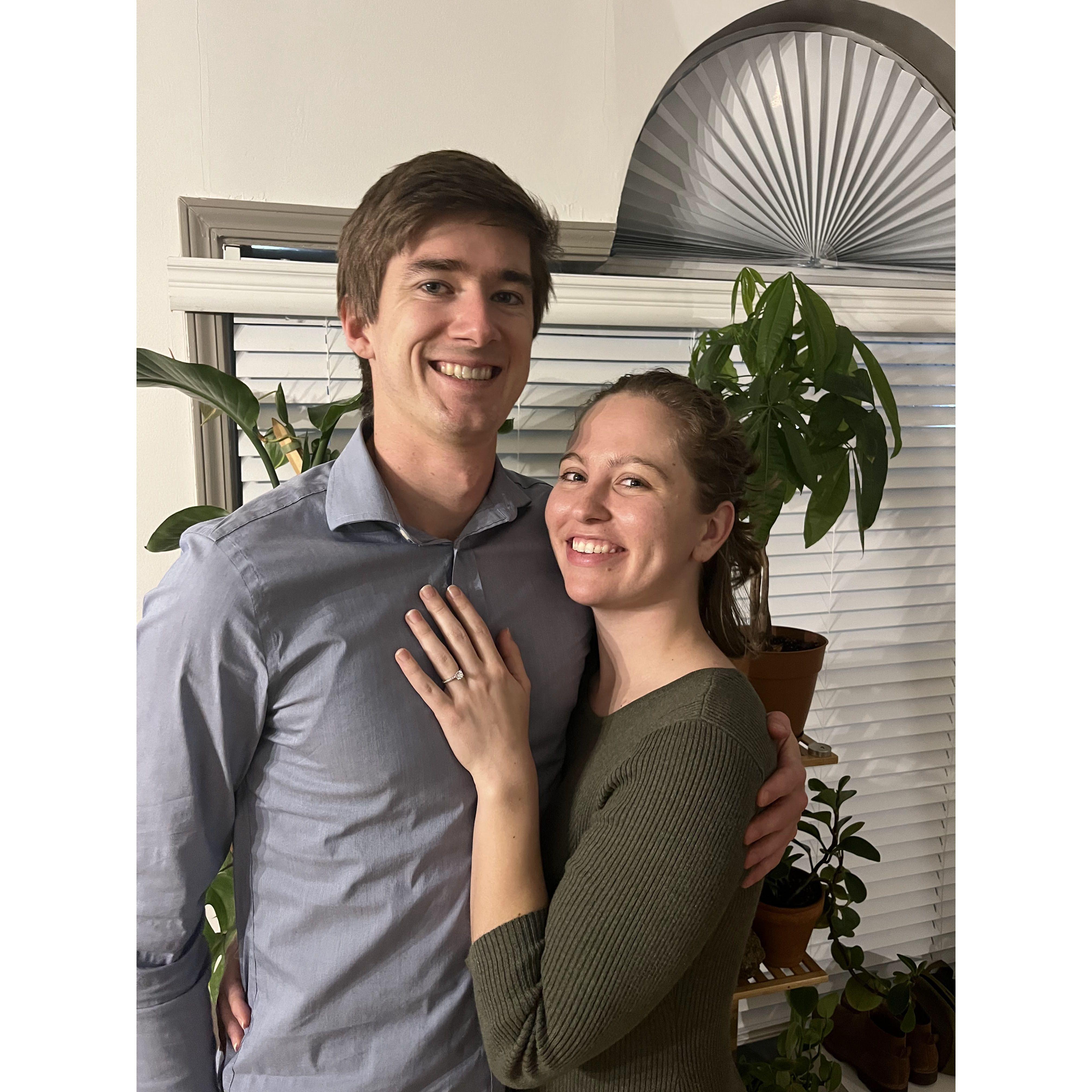 She said yes!