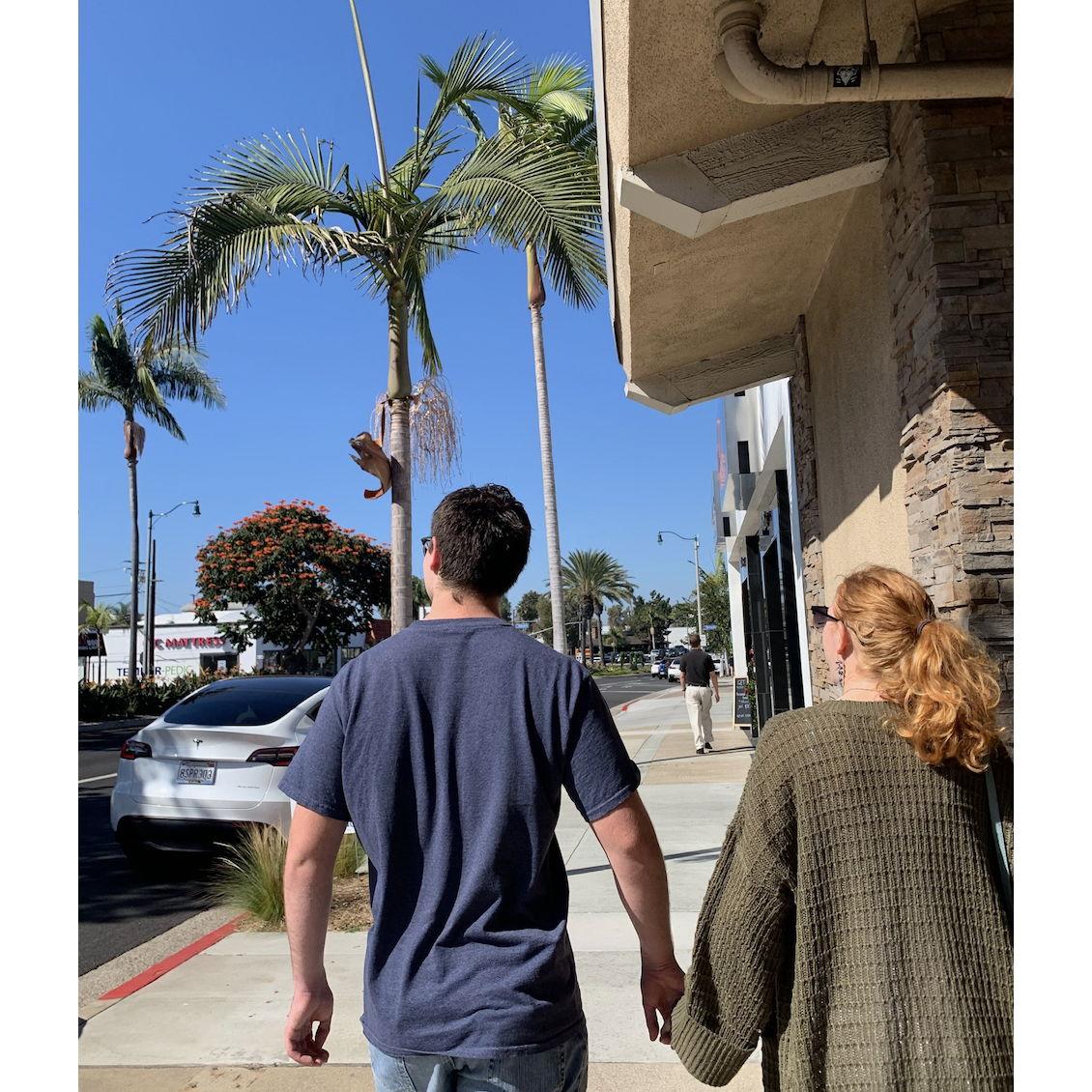 David's first time in Irvine