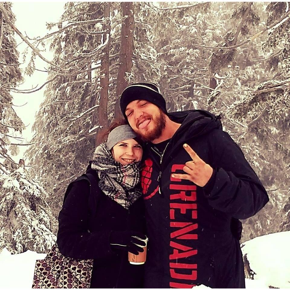 Enjoying the snow