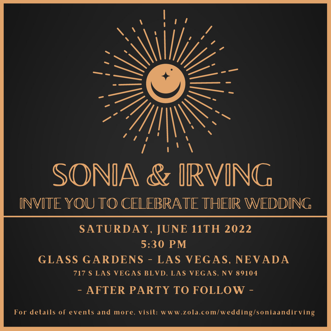 The Wedding Website of Sonia Cordova and Irving Valenzuela