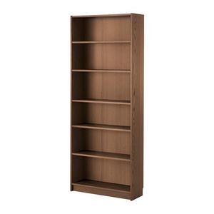 BILLY Bookcase, brown ash veneer