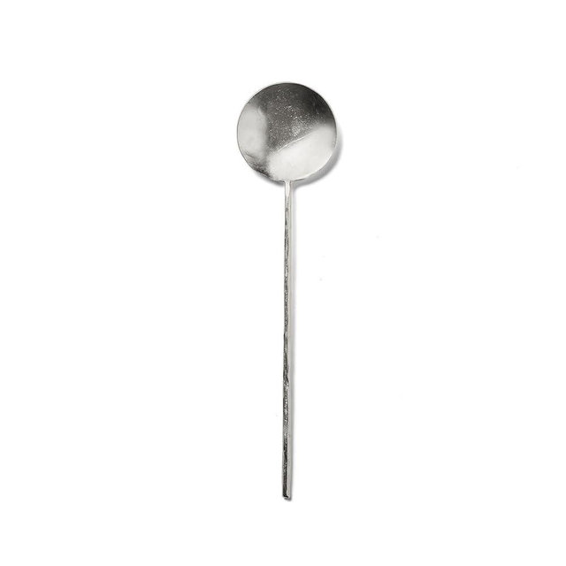 Sur La Table Brushed Silver Serving Spoon