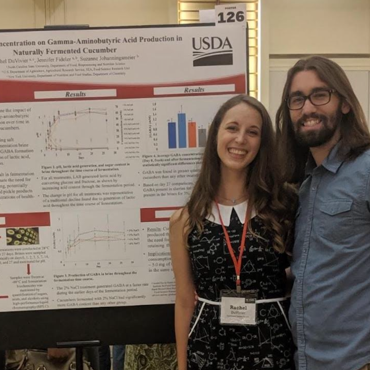 Rachel's summer research symposium (and our first time doing long distance)!