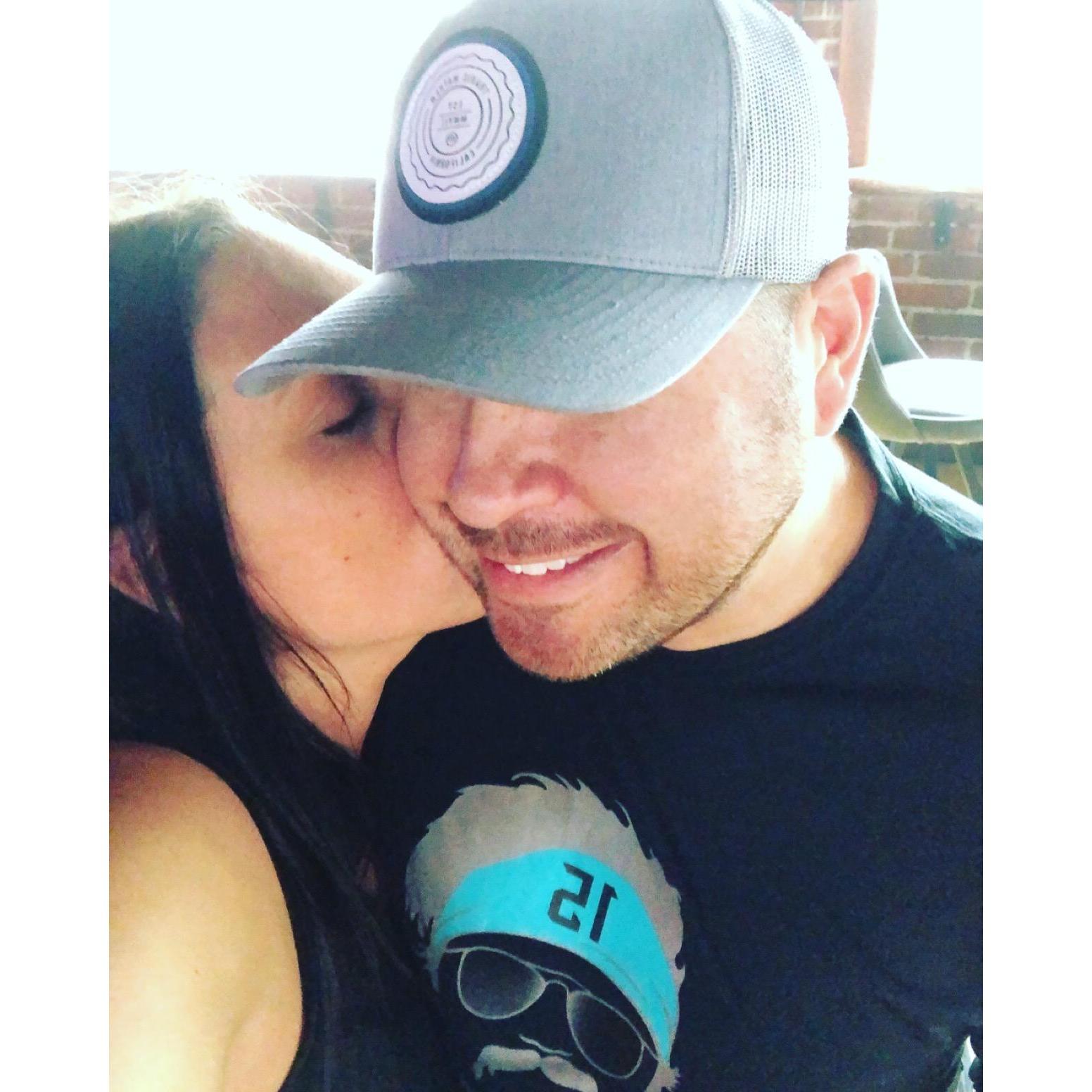 2 years to the day, we recreated the very first moment Xen and I met. Standing in the same exact spot. Doing exactly what I had wanted to do the second I saw him...kissing him.