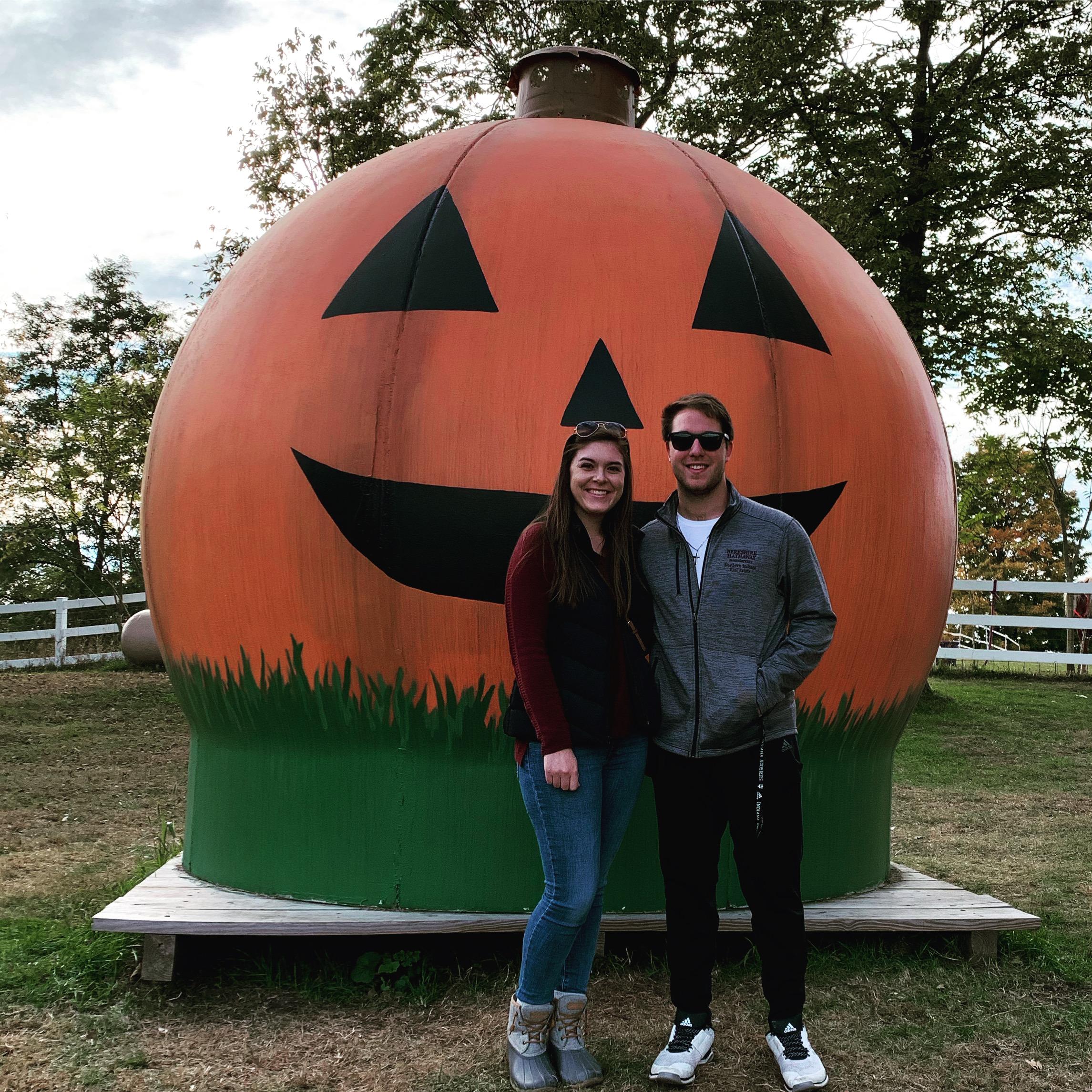 That one time Haleigh made Joey go to a pumpkin patch