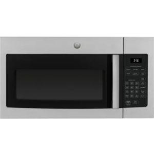 GE - 1.6 Cu. Ft. Over-the-Range Microwave with Convenience Cooking Controls - Stainless Steel
