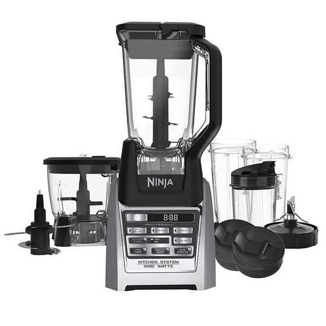 Ninja Auto-iQ Total Boost Kitchen Nutri Blender System with 1500 Watts professional base- BL687CO (Renewed)