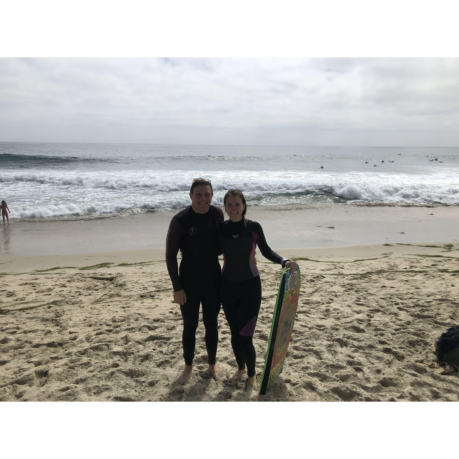 Right before Dom got humbled by the waves