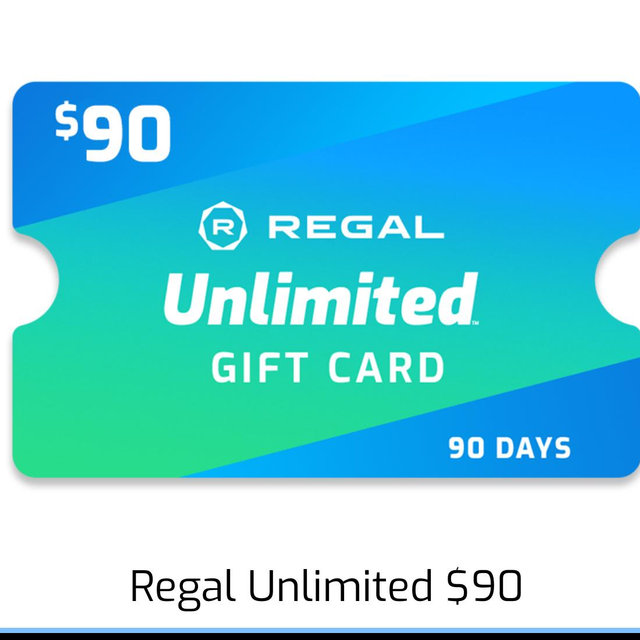 Regal Unlimited Gift Card