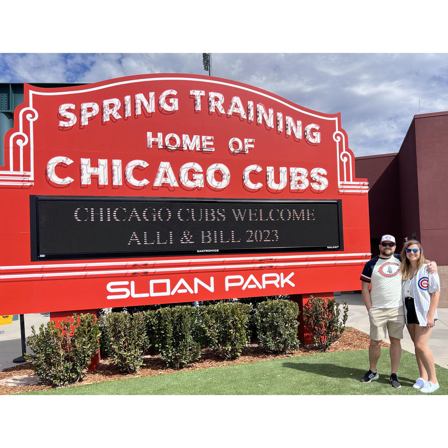 Bill's first spring training!
