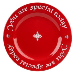 Waechtersbach Dinnerware - Waechtersbach Plate, You Are Special Today Red Plate