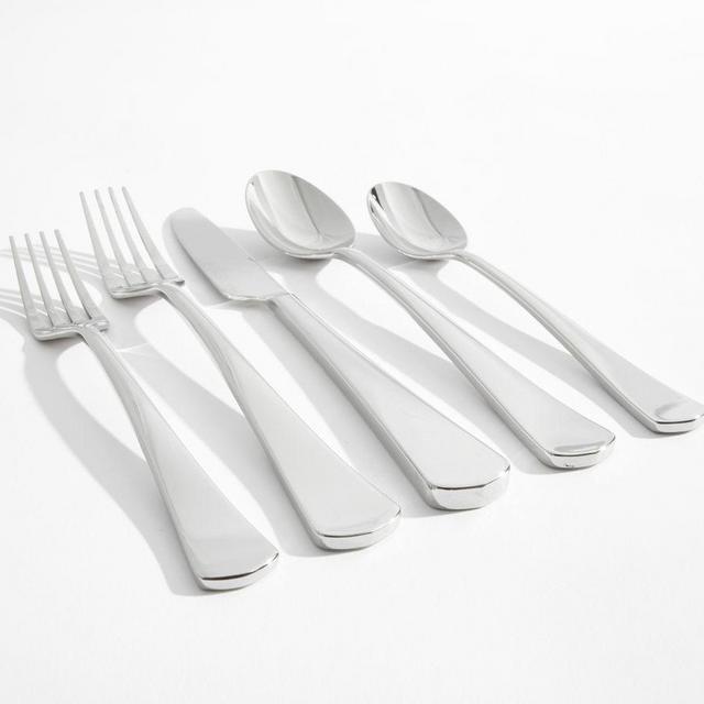 Morgan Flatware, Set of 20 - Mirrored Stainless Steel