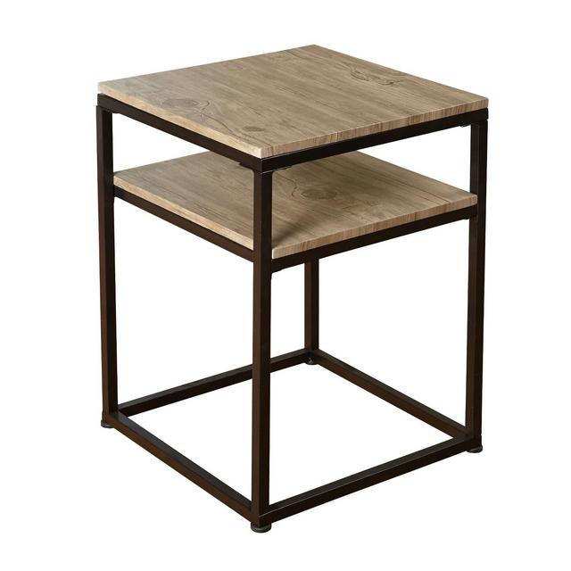 Piazza End Tables - Black/Natural - Buylateral