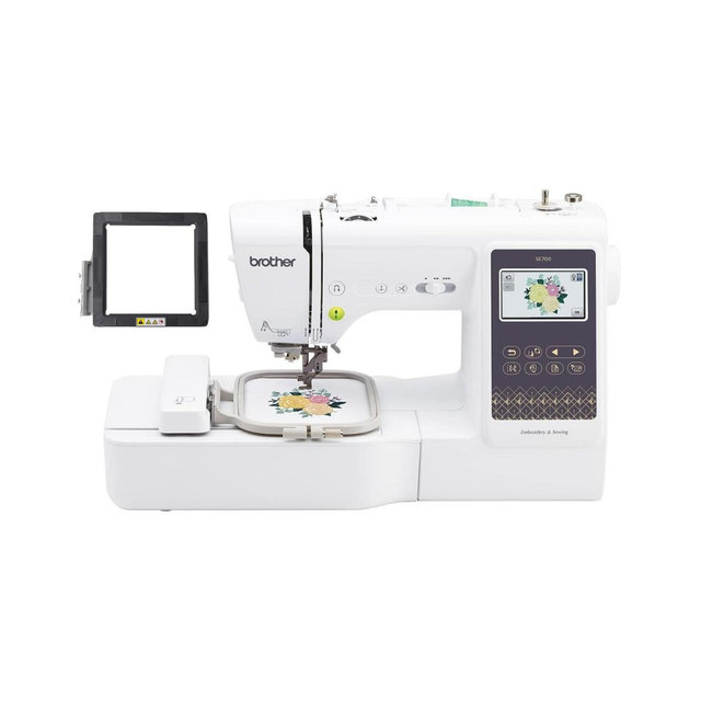 Brother SE700 Sewing and Embroidery Machine, 4" x 4" Magnetic Hoop Included