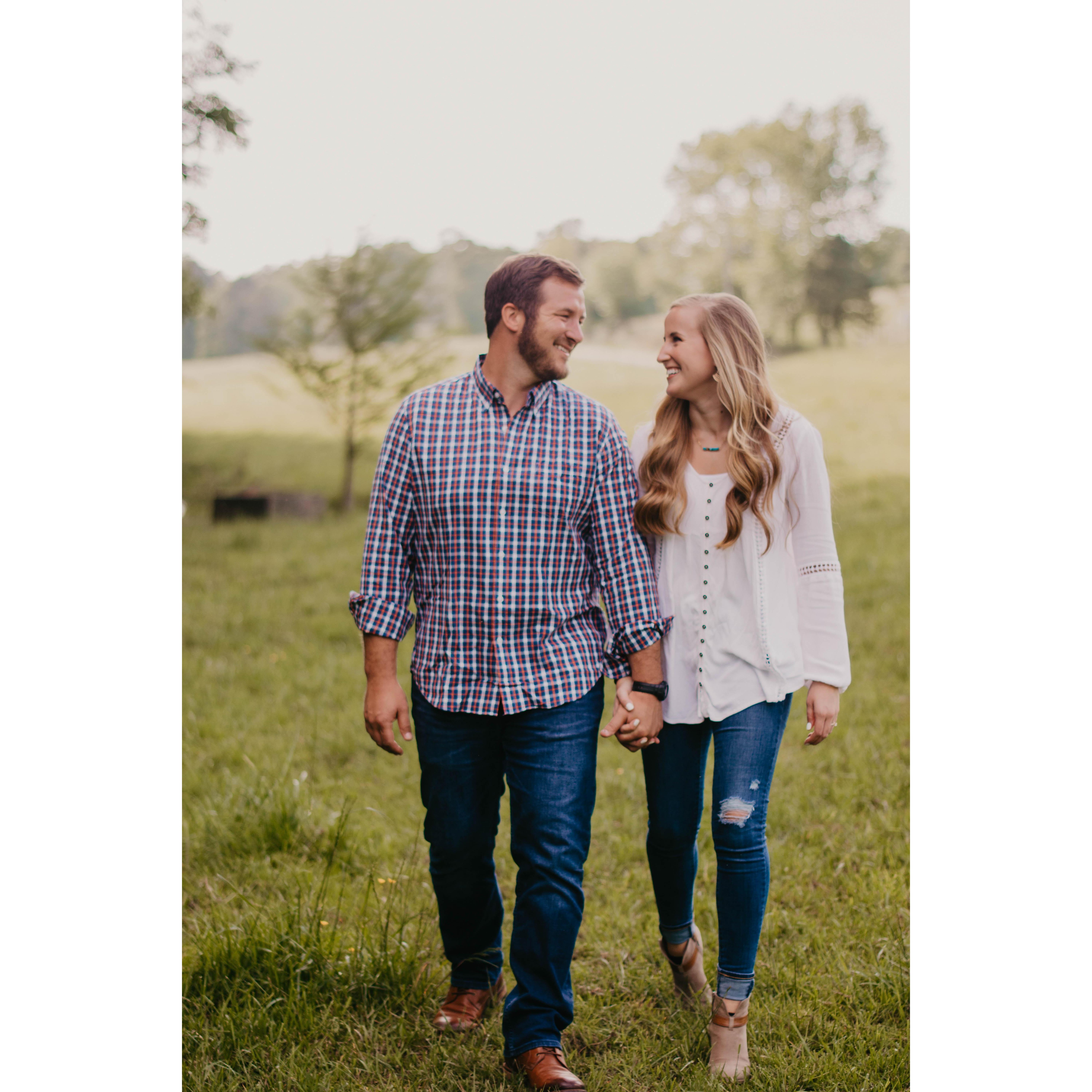 Engagement Photos by Cedar and Palm Photography.