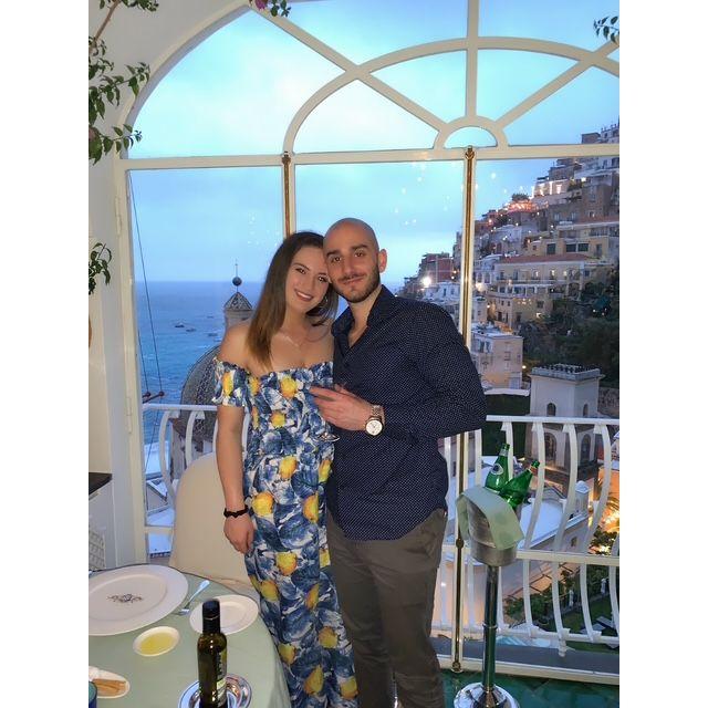 Our first Michelin-starred meal together, in beautiful Positano on the Amalfi Coast.