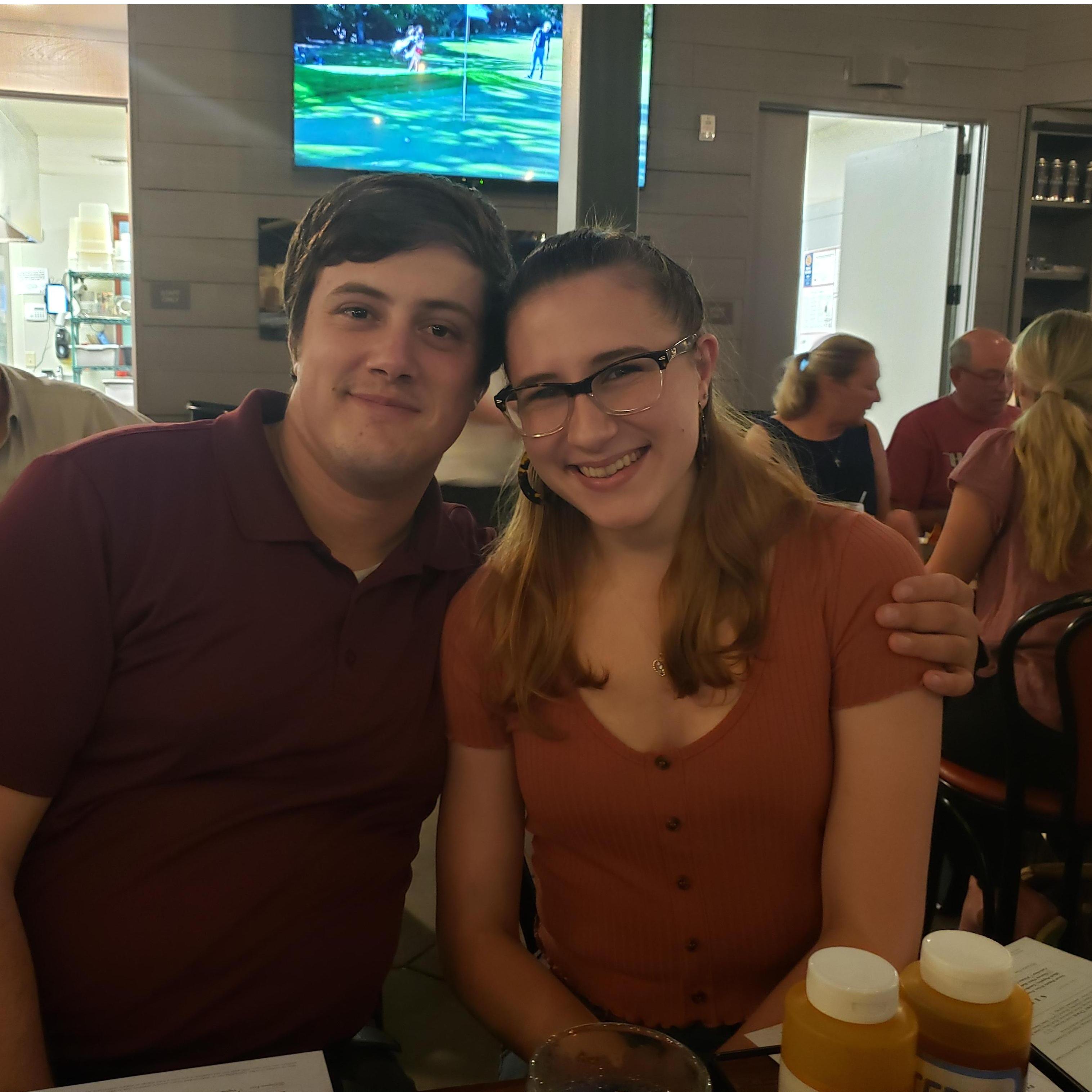 At Jack and Heather's engagement!