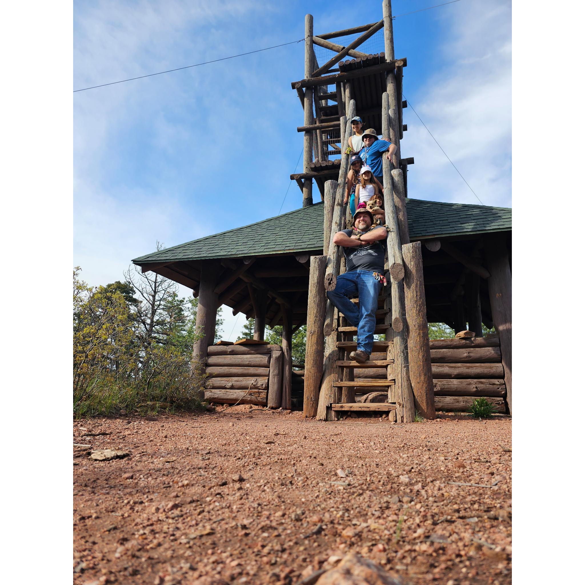 Fire tower @ Pueblo Mountain Park in Beulah.